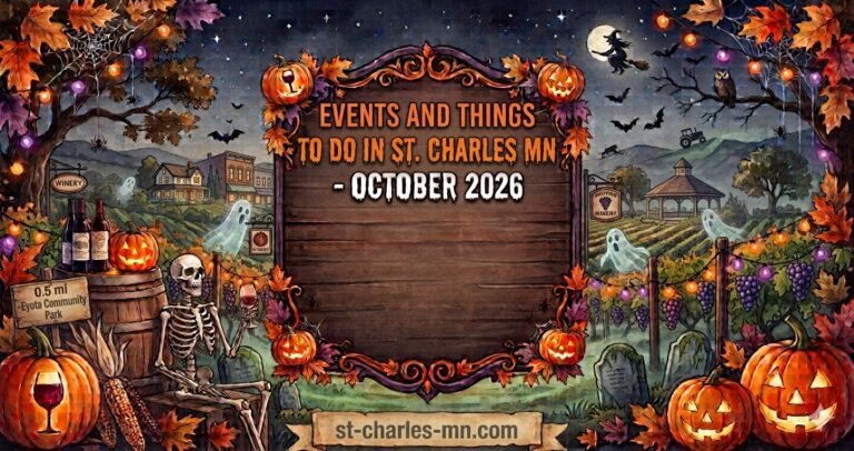Read more about the article Events and Things to do in October 2026 in St. Charles Minnesota